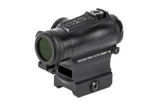 Holosun HE515GM Elite is a compact 2 MOA solar powered red dot sight with 65 MOA circle dot reticle